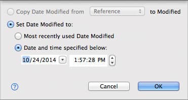 Set Date Modified
dialog